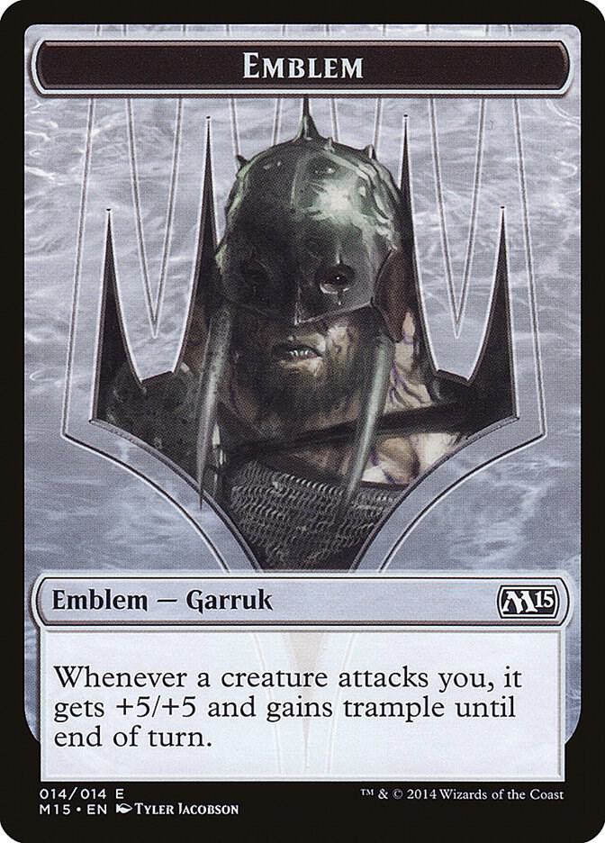 Emblem Garruk Apex Predator 14 (Magic 2015 (M15))  | Good Games Adelaide SA