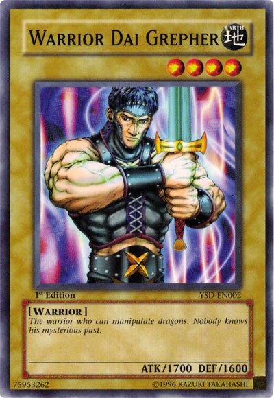 Warrior Dai Grepher [YSD-EN002] Common | Good Games Adelaide SA