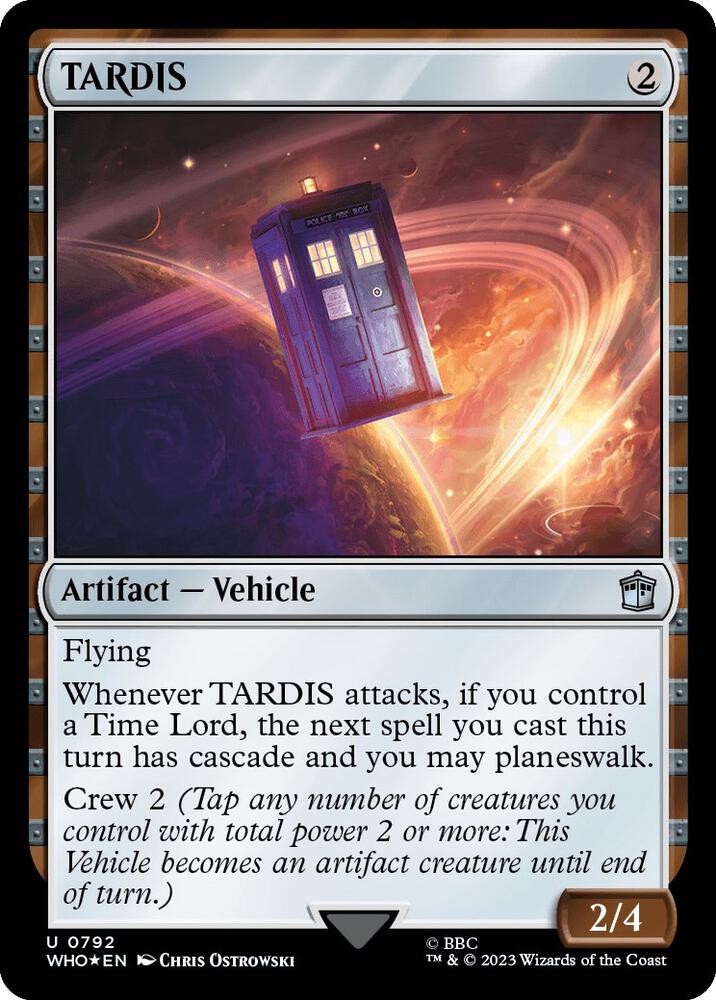 TARDIS 792 (Universes Beyond: Doctor Who)  - Foil | Good Games Adelaide SA