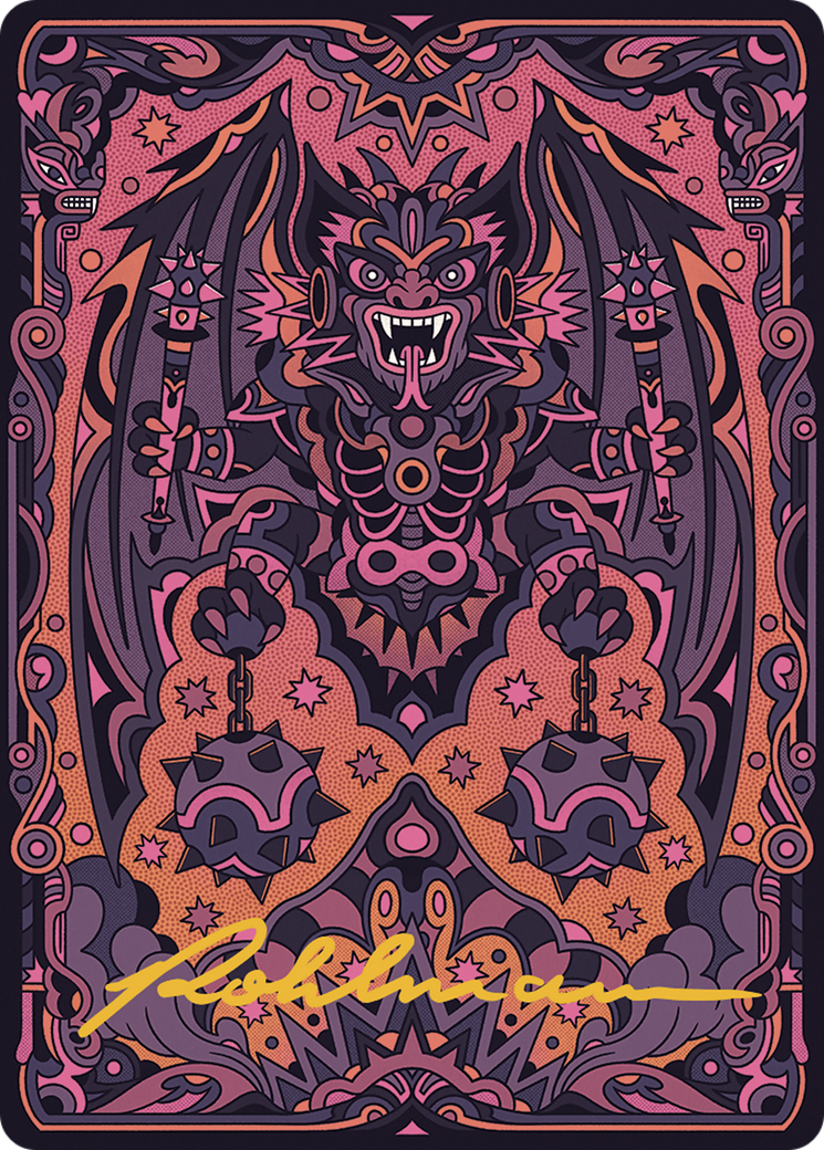 Bloodletter of Aclazotz Art Card (61/81) (Gold-Stamped Signature) [The Lost Caverns of Ixalan Art Series] | Good Games Adelaide SA