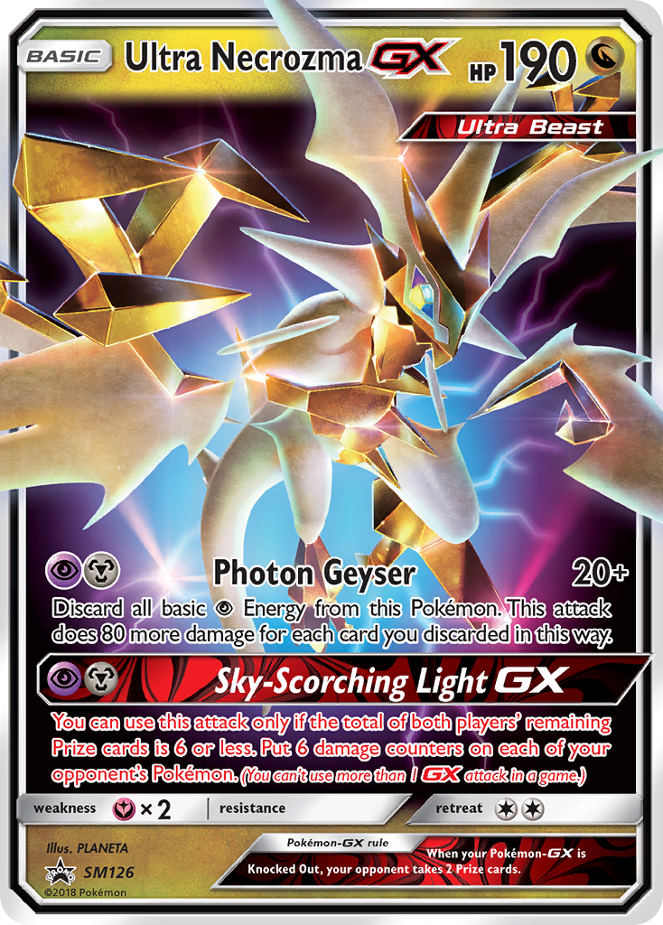 Ultra Necrozma GX (SM126) [Sun & Moon: Black Star Promos] | Good Games Adelaide SA