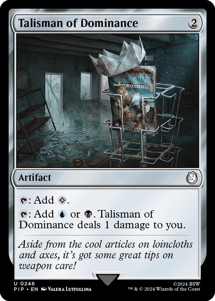 Talisman of Dominance 246 (Universes Beyond: Fallout)  - Foil | Good Games Adelaide SA