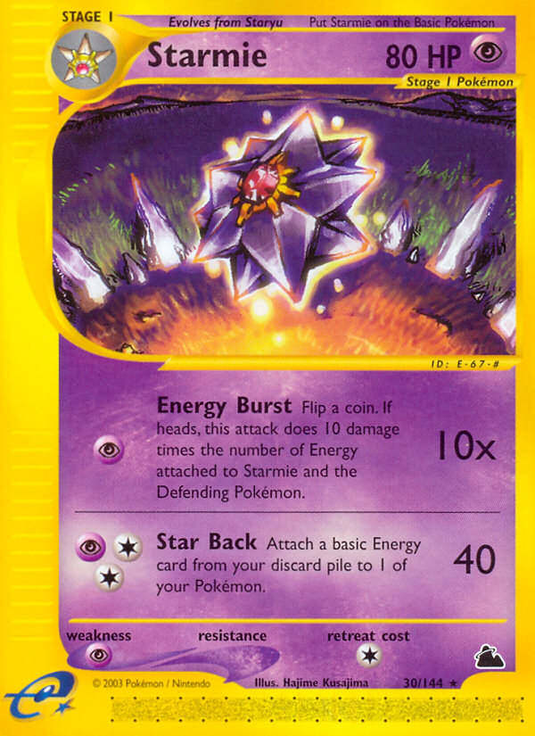 Starmie (30/144) [Skyridge] | Good Games Adelaide SA