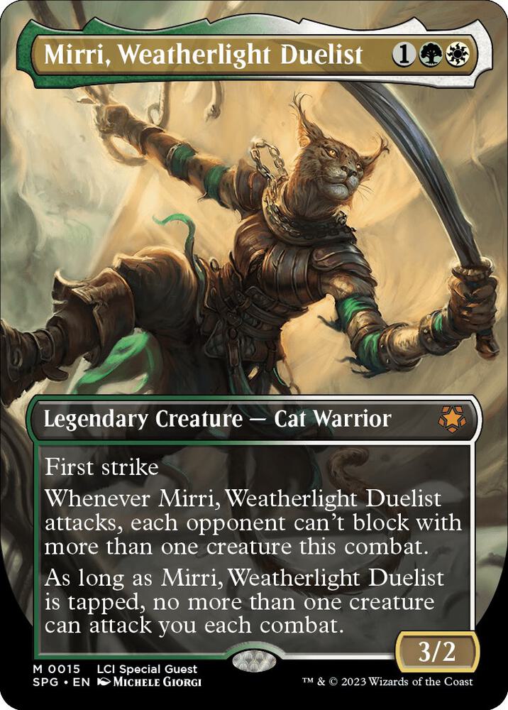 Mirri, Weatherlight Duelist 15 (Special Guests)  - Borderless Foil | Good Games Adelaide SA
