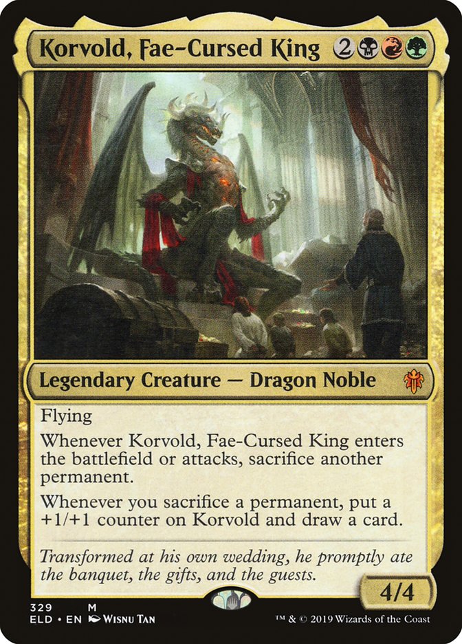 Korvold, Fae-Cursed King [Throne of Eldraine] | Good Games Adelaide SA