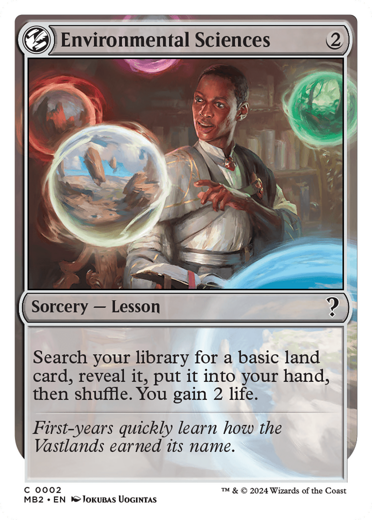 Environmental Sciences (White Border) [Mystery Booster 2] | Good Games Adelaide SA