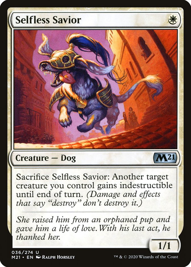 Selfless Savior 36 (Core Set 2021)  | Good Games Adelaide SA