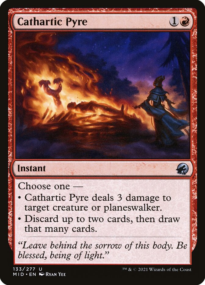 Cathartic Pyre 133 (Innistrad: Midnight Hunt)  | Good Games Adelaide SA