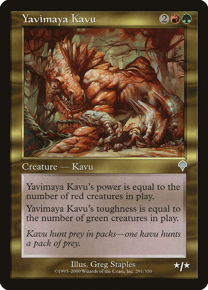 Yavimaya Kavu 291 (Invasion)  - Foil | Good Games Adelaide SA