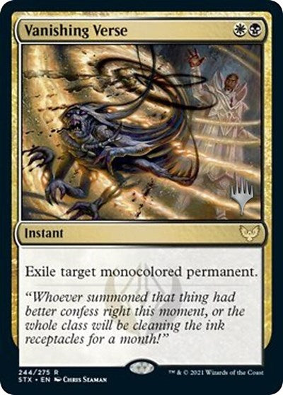 Vanishing Verse (Promo Pack) [Strixhaven: School of Mages Promos] | Good Games Adelaide SA