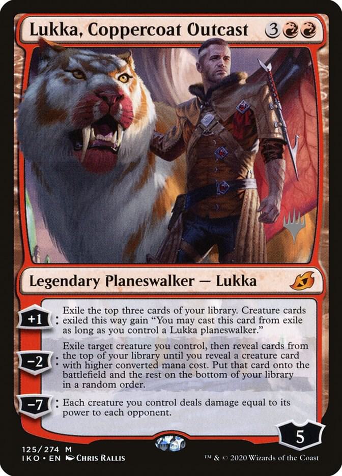Lukka Coppercoat Outcast 125 (Promo Pack: Ikoria)  - Foil | Good Games Adelaide SA