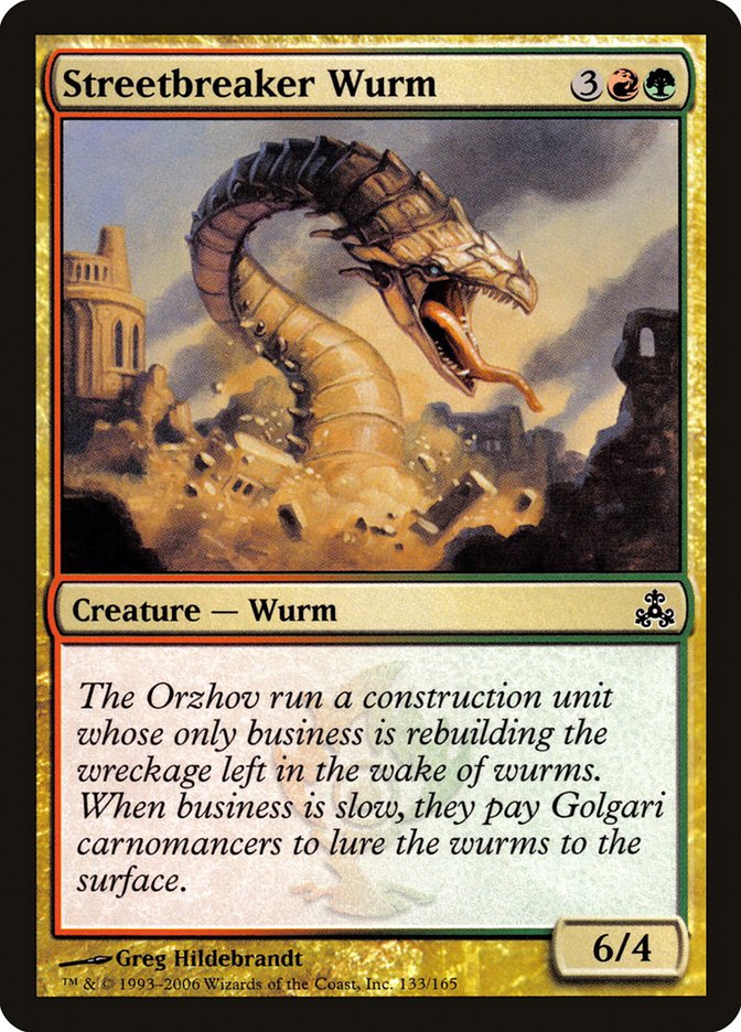 Streetbreaker Wurm 133 (Guildpact)  | Good Games Adelaide SA