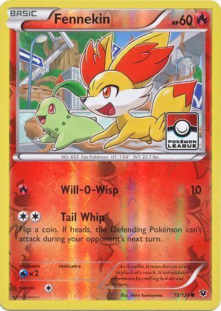 Fennekin (10/124) (League Promo) [XY: Fates Collide] | Good Games Adelaide SA