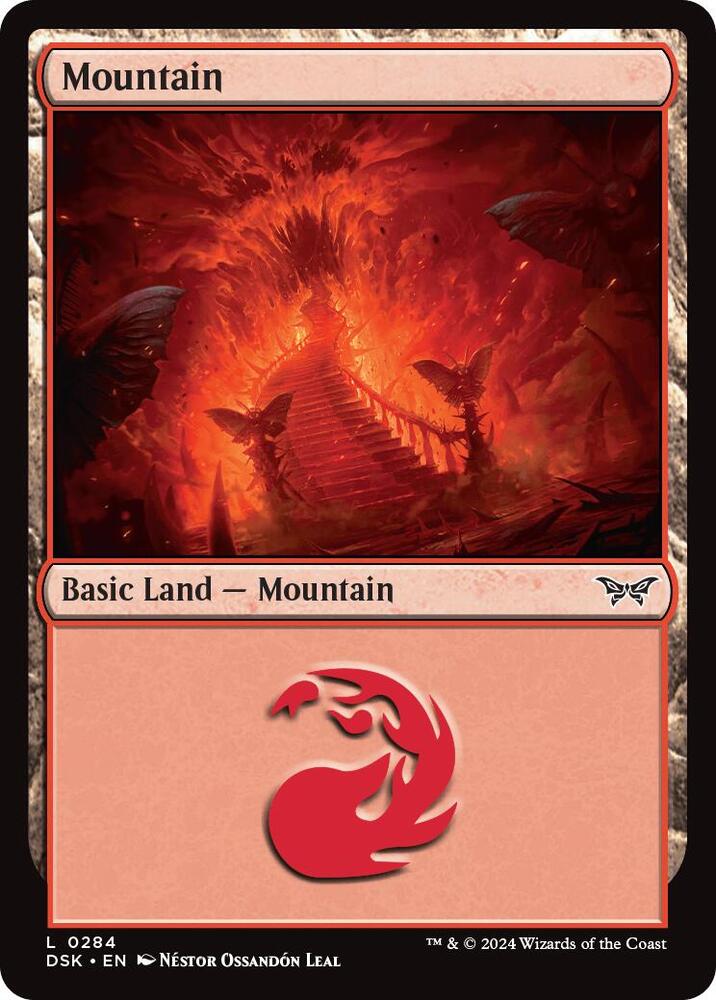 Mountain 284 (Duskmourn: House of Horror)  - Foil | Good Games Adelaide SA
