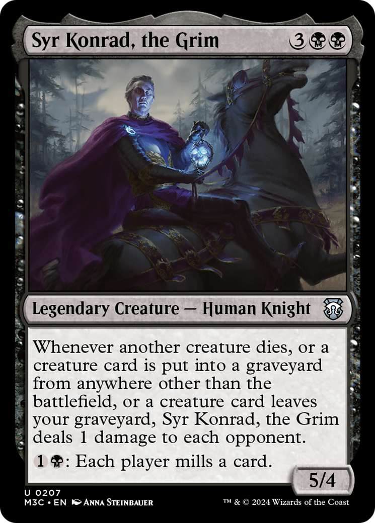 Syr Konrad, the Grim (Ripple Foil) [Modern Horizons 3 Commander] | Good Games Adelaide SA