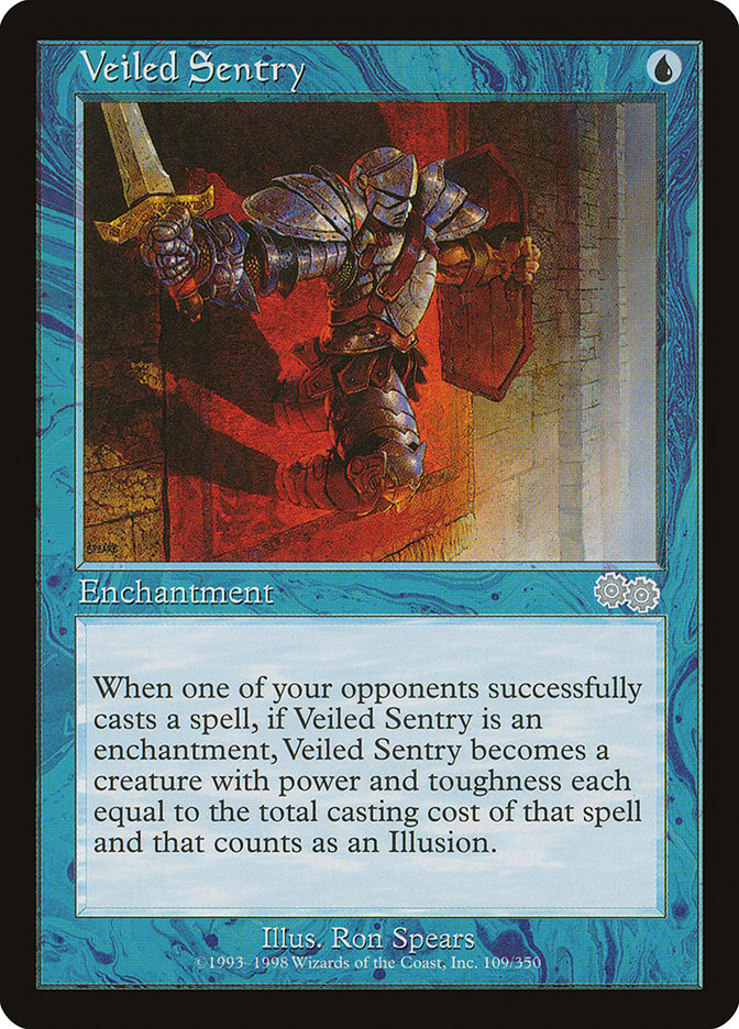 Veiled Sentry 109 (Urza's Saga)  | Good Games Adelaide SA