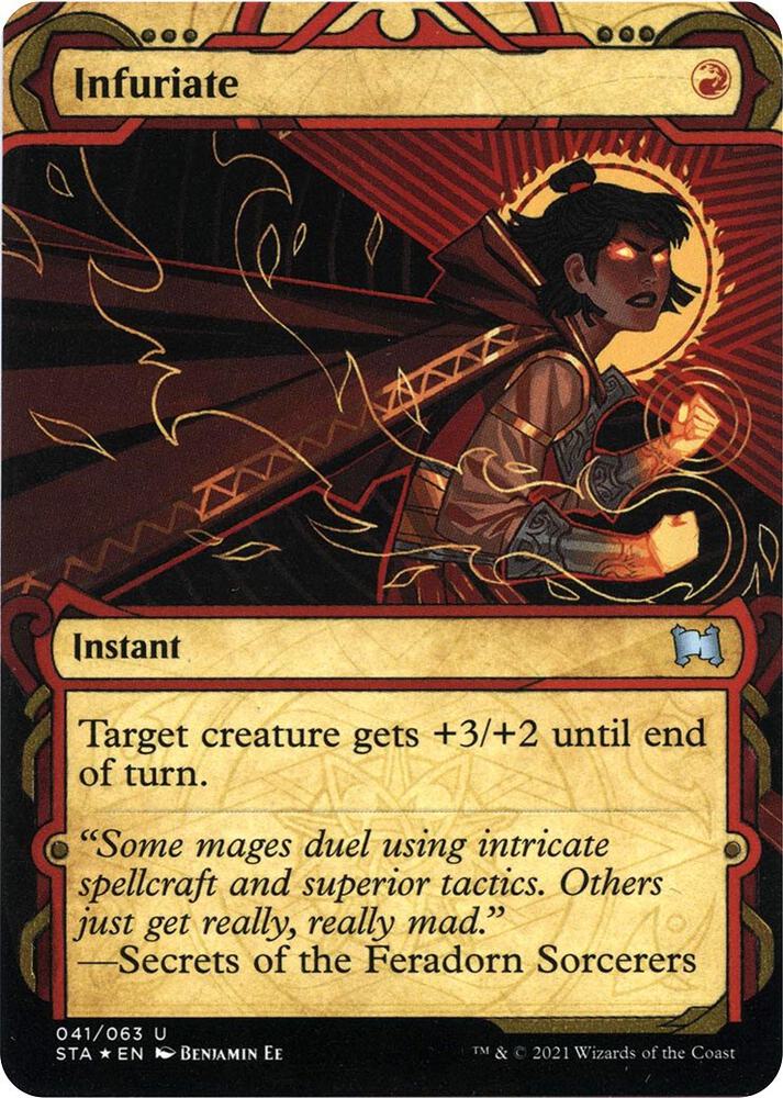Infuriate Foil Etched 41 (Strixhaven: Mystical Archives)  - Foil | Good Games Adelaide SA