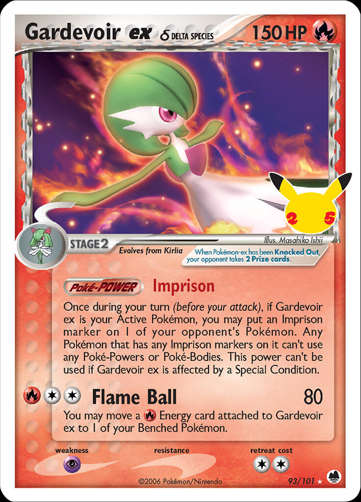 Gardevoir ex (93/101) (Delta Species) [Celebrations: 25th Anniversary - Classic Collection] | Good Games Adelaide SA