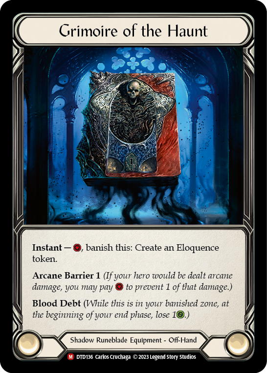 Grimoire of the Haunt [DTD136] (Dusk Till Dawn)  Cold Foil | Good Games Adelaide SA