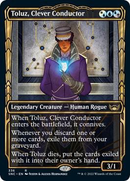Toluz Clever Conductor Showcase 336 (Streets of New Capenna)  - Foil | Good Games Adelaide SA