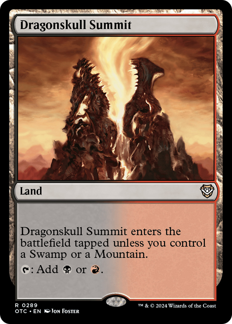 Dragonskull Summit [Outlaws of Thunder Junction Commander] | Good Games Adelaide SA