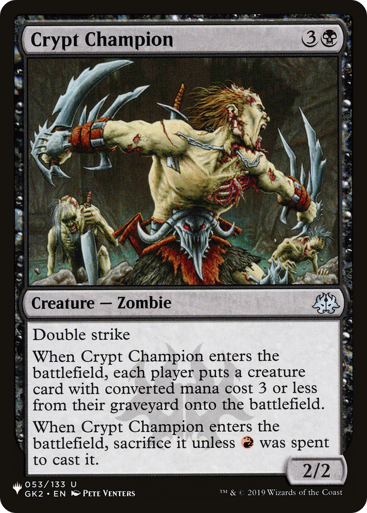 Crypt Champion [The List Reprints] | Good Games Adelaide SA