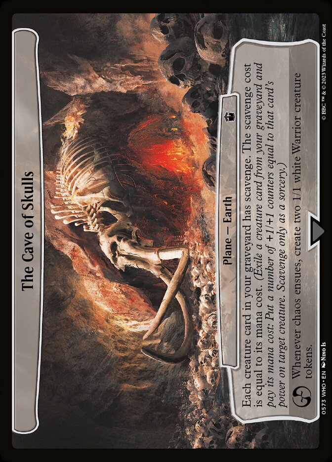 The Cave of Skulls 573 (Planechase: Universes Beyond: Doctor Who)  | Good Games Adelaide SA