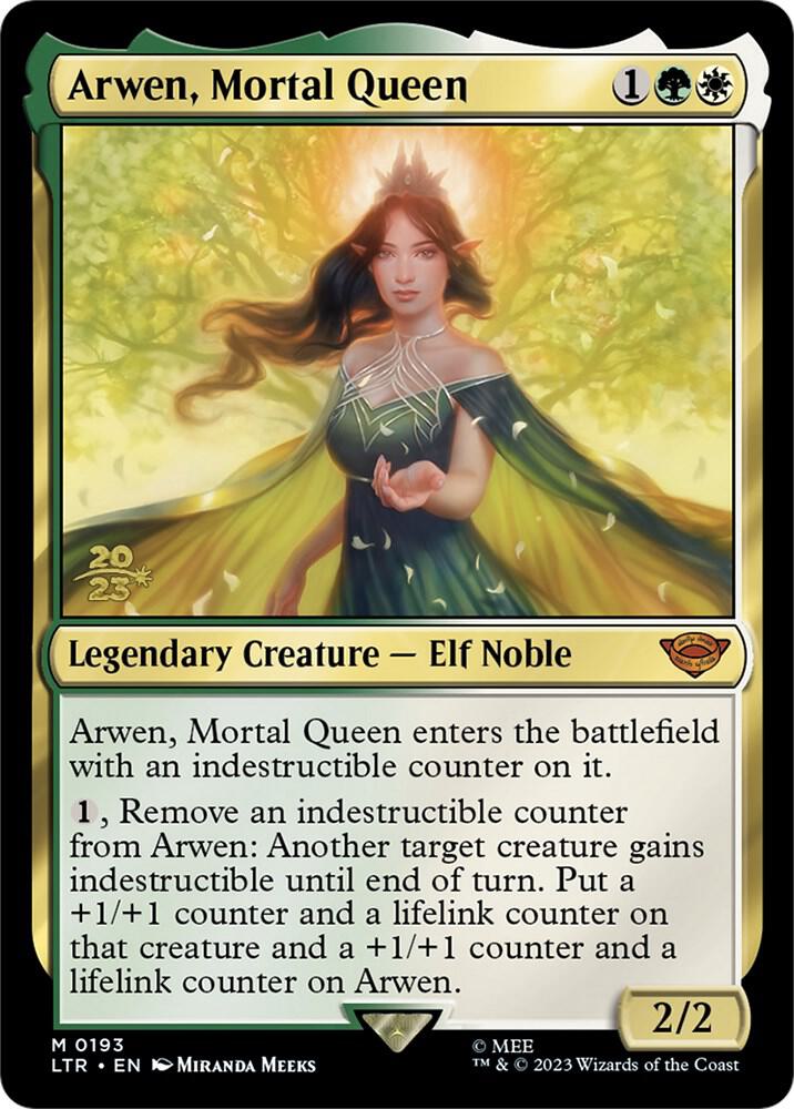 Arwen, Mortal Queen 193 (Prerelease Cards)  - PreRelease Foil | Good Games Adelaide SA