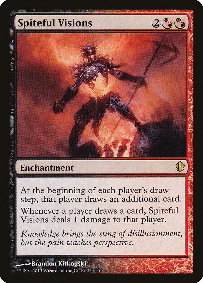 Spiteful Visions [Commander 2013] | Good Games Adelaide SA