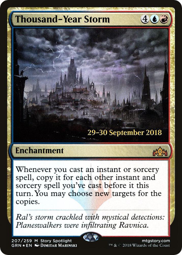 Thousand Year Storm 207 (Prerelease Cards)  - Foil | Good Games Adelaide SA