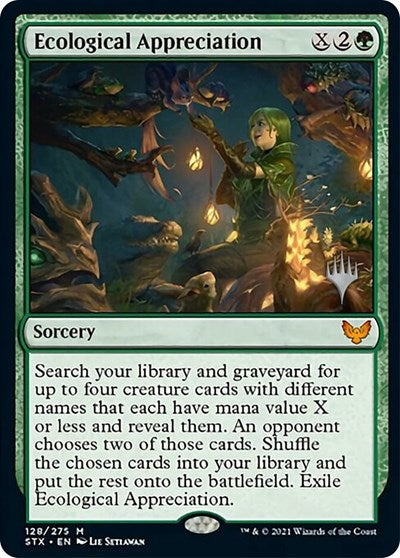 Ecological Appreciation (Promo Pack) [Strixhaven: School of Mages Promos] | Good Games Adelaide SA