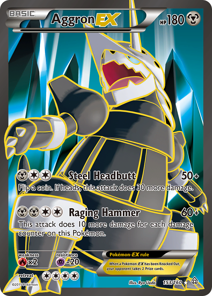 Aggron EX (153/160) [XY: Primal Clash] | Good Games Adelaide SA