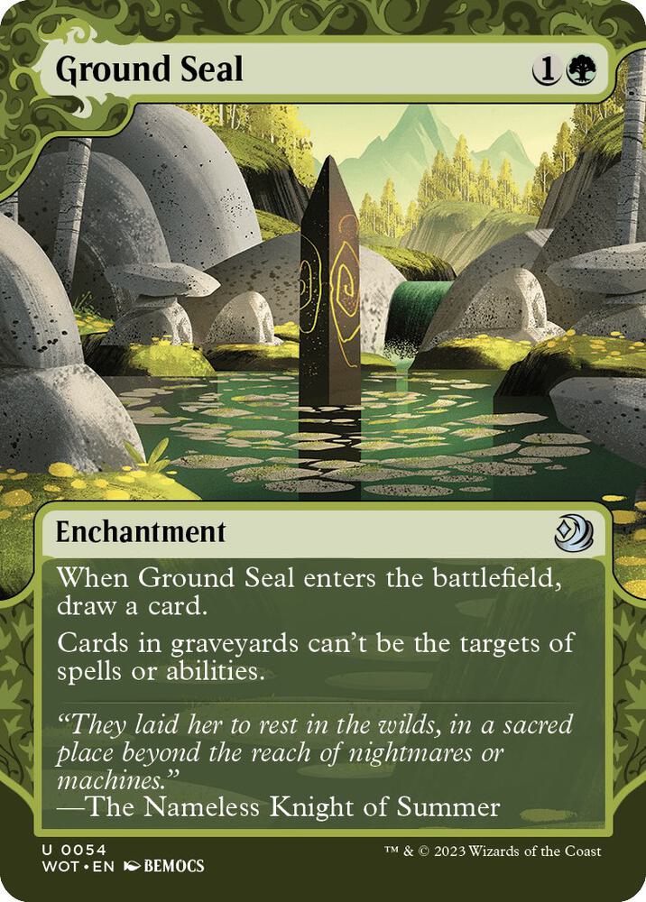 Ground Seal 54 (Wilds of Eldraine: Enchanting Tales)  - Foil | Good Games Adelaide SA