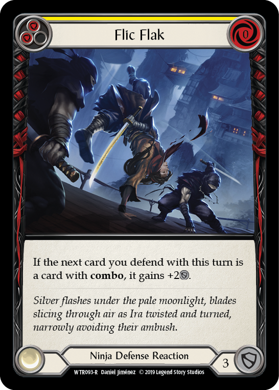 Flic Flak (Yellow) [WTR093-R] Alpha Print Normal | Good Games Adelaide SA