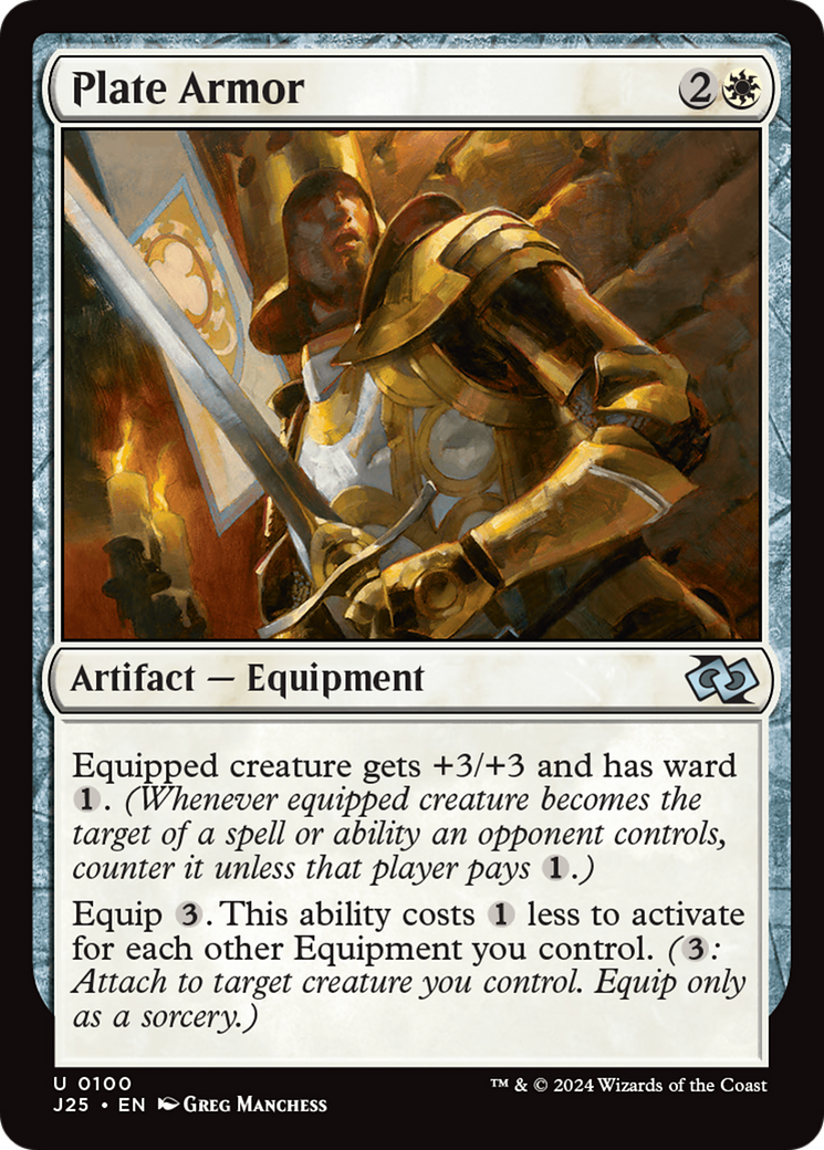 Plate Armor [Foundations Jumpstart] | Good Games Adelaide SA