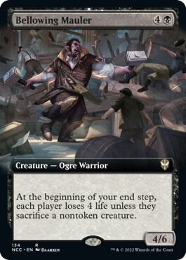 Bellowing Mauler Extended Art 134 (Commander: Streets of New Capenna)  | Good Games Adelaide SA