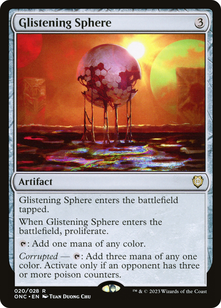 Glistening Sphere [Phyrexia: All Will Be One Commander] | Good Games Adelaide SA
