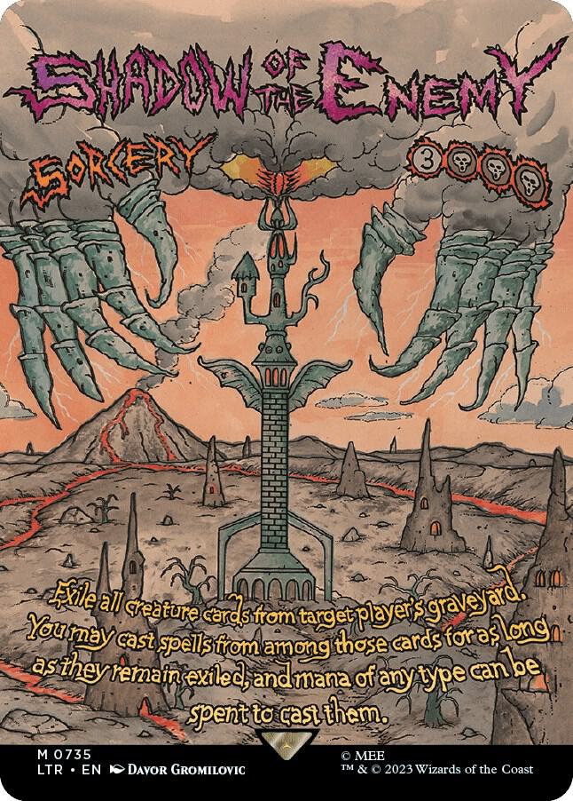 Shadow of the Enemy 735 (Universes Beyond: The Lord of the Rings: Tales of Middle-earth)  - Borderless Poster | Good Games Adelaide SA