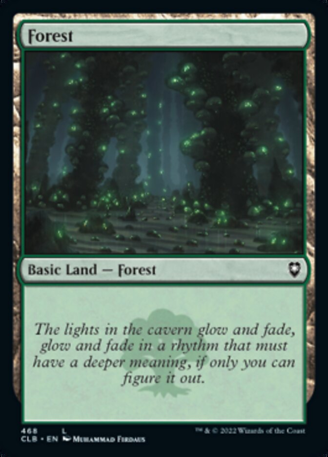 Forest (468) [Commander Legends: Battle for Baldur's Gate] | Good Games Adelaide SA