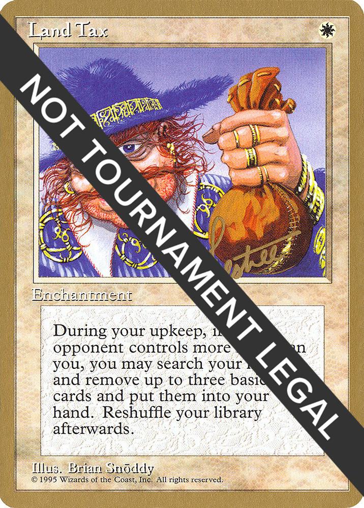 Land Tax 1996 Bertrand Lestree 4ED bl34/308 (World Championship Decks)  | Good Games Adelaide SA