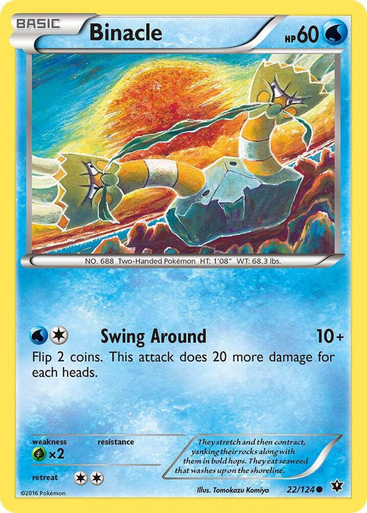 Binacle 22/124 (XY - Fates Collide)  | Good Games Adelaide SA