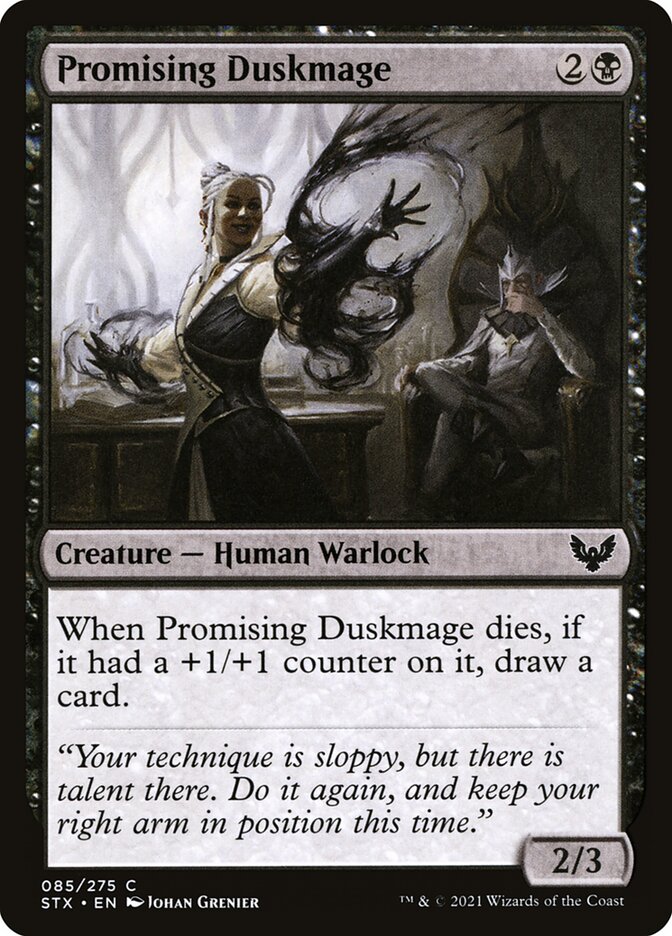 Promising Duskmage 85 (Strixhaven: School of Mages)  - Foil | Good Games Adelaide SA