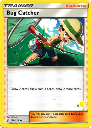 Bug Catcher (189/236) (Pikachu Stamp #51) [Battle Academy 2020] | Good Games Adelaide SA