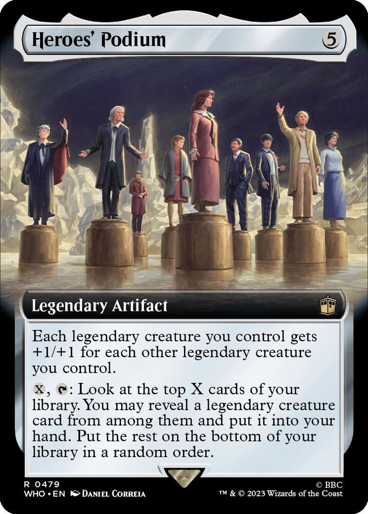 Heroes Podium 479 (Universes Beyond: Doctor Who)  | Good Games Adelaide SA