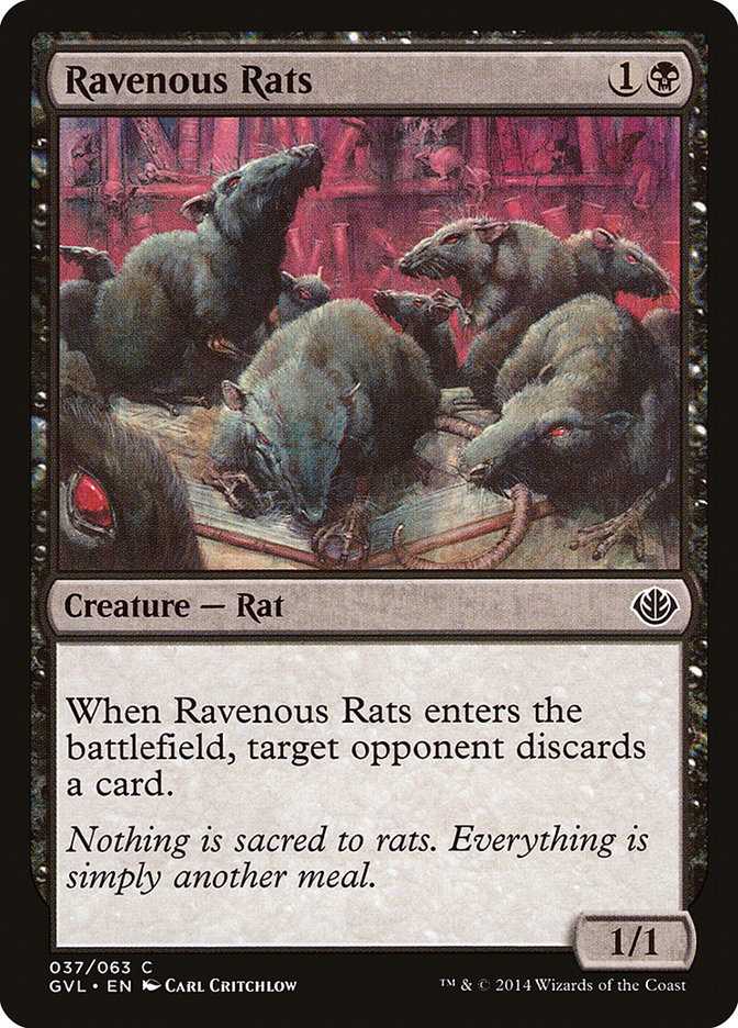 Ravenous Rats 37 (Duel Decks: Anthology)  | Good Games Adelaide SA