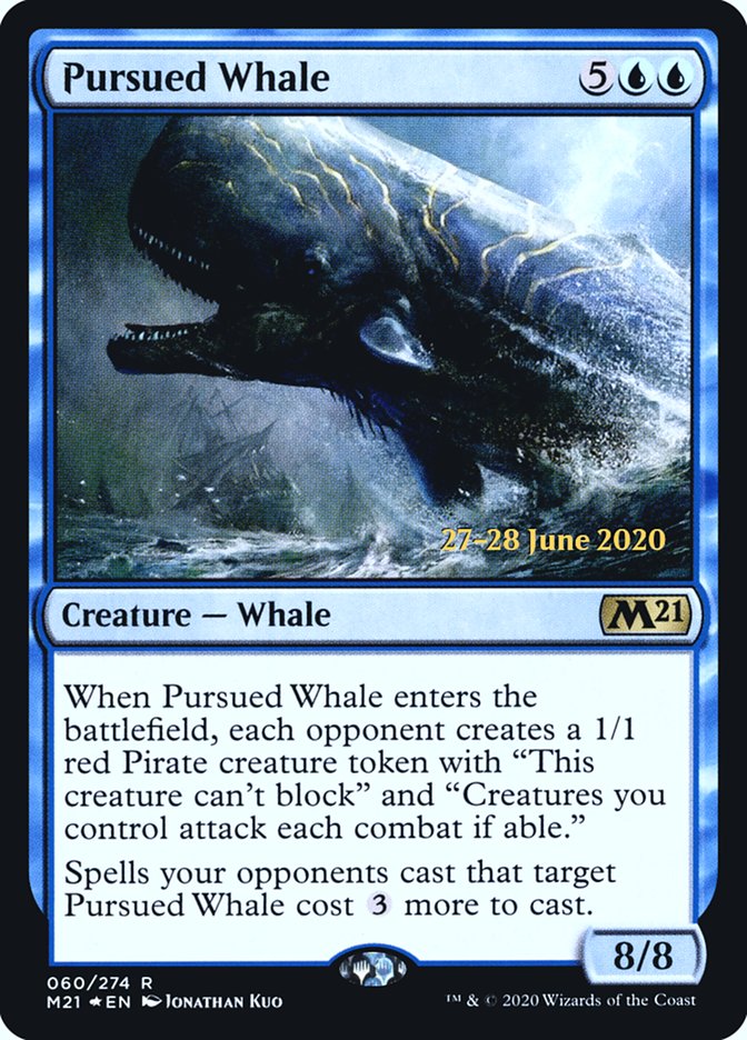 Pursued Whale  [Core Set 2021 Prerelease Promos] | Good Games Adelaide SA