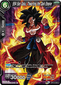 SS4 Son Goku, Thwarting the Dark Empire (Common) [BT13-126] | Good Games Adelaide SA