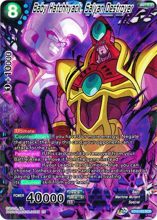 Baby Hatchhyack, Saiyan Destroyer [BT11-153] | Good Games Adelaide SA