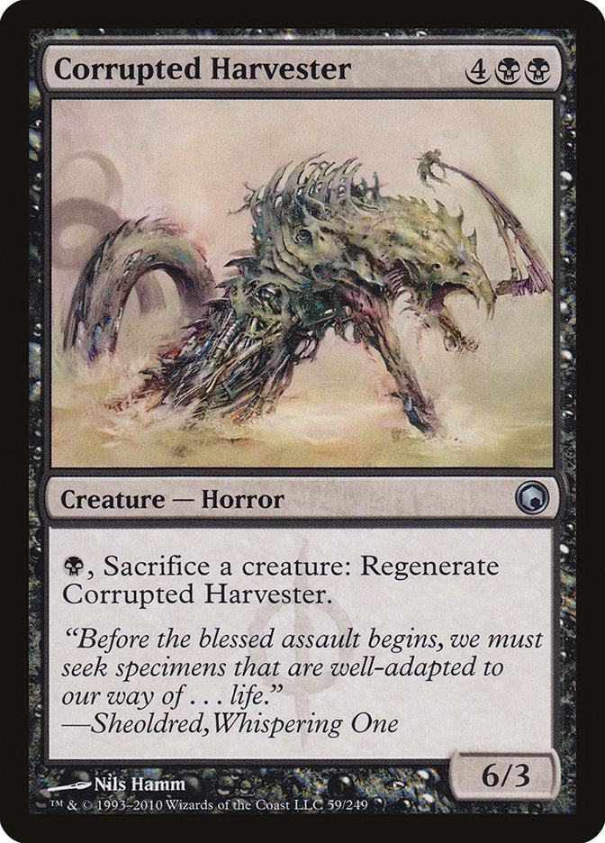 Corrupted Harvester 59 (Scars of Mirrodin)  - Foil | Good Games Adelaide SA