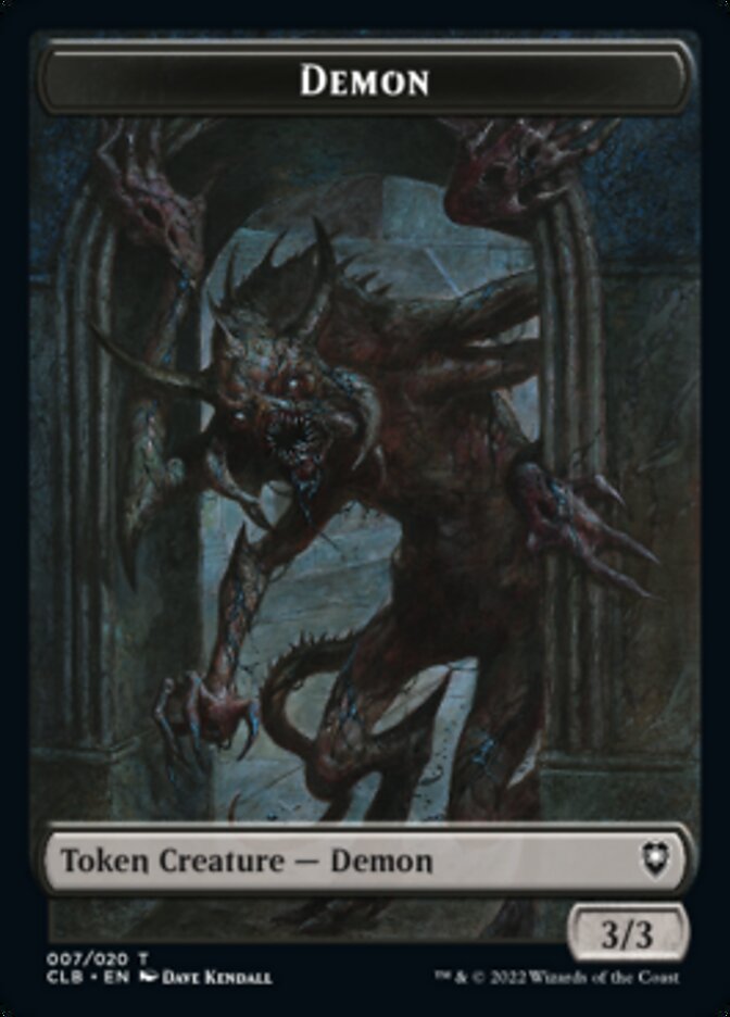 Demon Token [Commander Legends: Battle for Baldur's Gate Tokens] | Good Games Adelaide SA